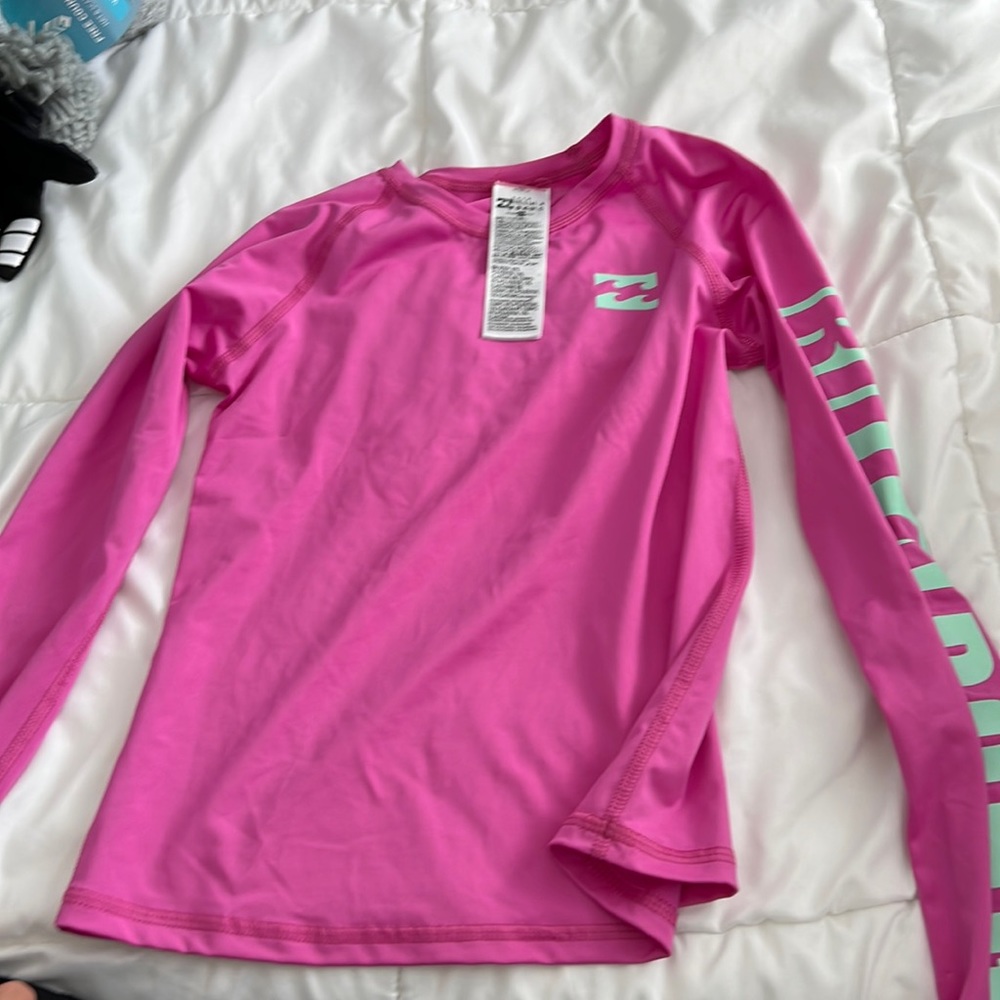 Billabong girls rashguard size 12